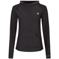 Koszulki sportowe damskie - Koszulka damska Dare 2b Sprint Cty Hoodie Rozmiar: XXS / Kolor: czarny/biały - miniaturka - grafika 1