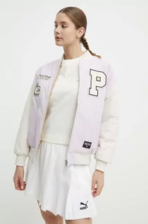 Kurtki damskie - Puma kurtka bomber dwustronna PUMA X SOPHIA CHANG damska kolor różowy  624627 - grafika 1