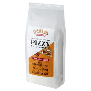 Ocelio Bezglutenowa mieszanka do wypieku pizzy z mąka gryczną 500 g - Ciasta i półprodukty do ciast - miniaturka - grafika 1
