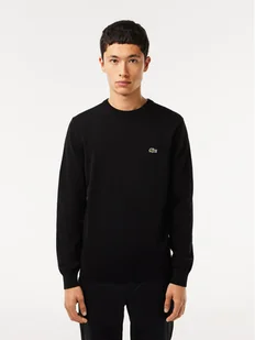 Lacoste Sweter AH1985 Czarny Regular Fit - Swetry męskie - miniaturka - grafika 1
