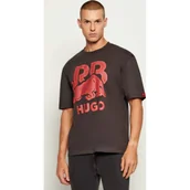 Koszulki męskie - HUGO T-shirt Dayla_RB | HUGO x Racing Bulls | Loose fit - miniaturka - grafika 1