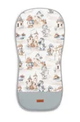 Akcesoria do wózków - Wkładka Muślinowa Do Wózka - Smoki Jeans - miniaturka - grafika 1