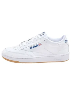 Reebok Skórzane sneakersy "Club C 85" w kolorze białym - Trampki męskie - miniaturka - grafika 1