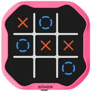 Gra logiczna GIIKER Tic-Tac-Toe Bolt Różowy - Gry planszowe - miniaturka - grafika 1