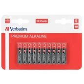 Baterie i akcesoria - Verbatim Bateria Alkaliczna LR3 AAA 10szt blister - miniaturka - grafika 1