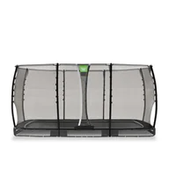 Trampoliny - Exit Trampolina naziemna Allure Classic 244x427cm czarna - miniaturka - grafika 1