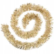 Oświetlenie świąteczne - GIRLANDA CHOINKOWA ŚWIĄTECZNA ŁAŃCUCH ZŁOTY 2m - miniaturka - grafika 1