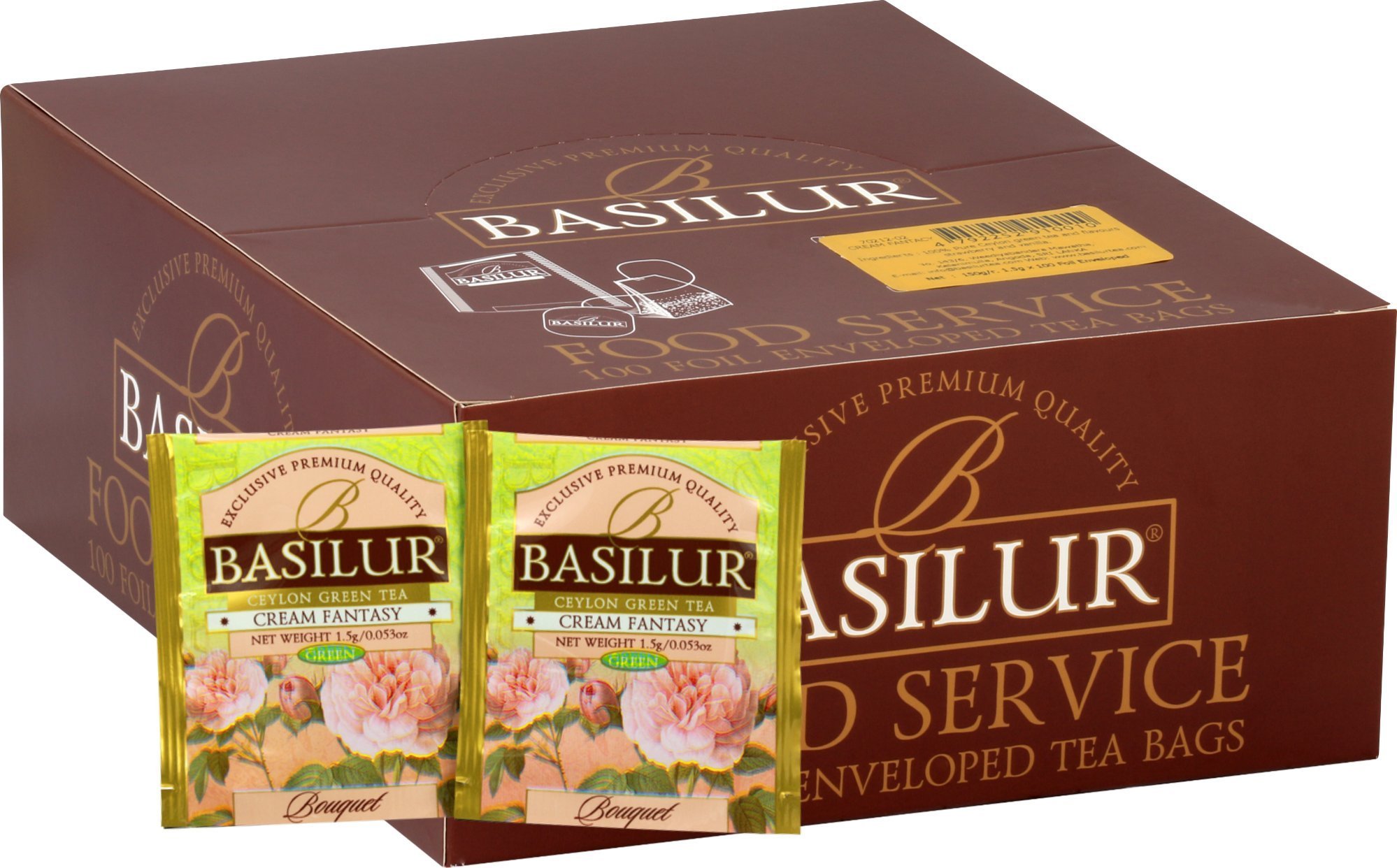 Basilur Basilur CREAM FANTASY herbata zielona 100x1,5g