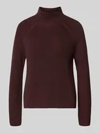 Swetry damskie - Sweter z dzianiny o kroju regular fit z czystej bawełny - miniaturka - grafika 1