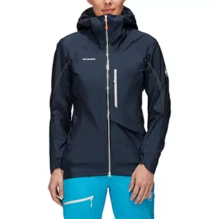 Kurtki damskie - Mammut Damska kurtka Nordwand Light Hs Hooded Jacket, nocna, XS, noc. - grafika 1