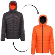 Kurtki męskie - Kurtka zimowa męska Alpine Pro Erom Rozmiar: M / Kolor: szary/pomarańczowy - miniaturka - grafika 1