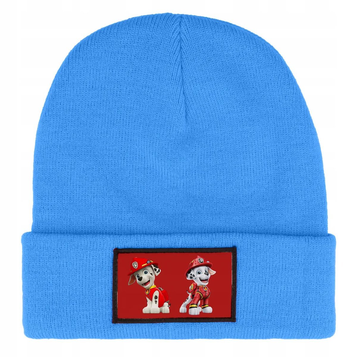 CZAPKA BEANIE ZIMOWA CIEPŁA NIEBIESKA DLA DZIECI Z MOTYWEM ZUMA MIX WZORÓW