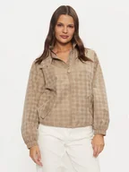 Kurtki damskie - Guess Kurtka przejściowa V4BQ24 WGLW2 Brązowy Regular Fit - miniaturka - grafika 1