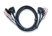 Kable - ATEN Cable DVI-I/USB, Audio -1.8 m 2L-7D02UI - miniaturka - grafika 1