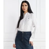 Koszule damskie - POLO RALPH LAUREN Koszula Kendall | Slim Fit - miniaturka - grafika 1