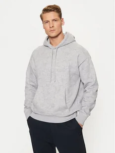 Lacoste Bluza SH3599 Szary Relaxed Fit - Bluzy męskie - miniaturka - grafika 1