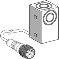 Inne akcesoria elektryczne - SCHNEIDER Czujnik-indukcyjny-plastikowy-1NO-12-48V-DC-konektor XSEC1071332 - miniaturka - grafika 1