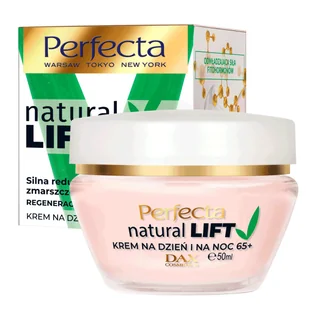 Perfecta Natural Lift krem na dzień i na noc 65+ 50ml - Kremy do twarzy - miniaturka - grafika 1