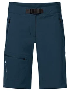 VAUDE Damskie szorty Badile casual, Dark Sea, 38 - Spodenki damskie - miniaturka - grafika 1