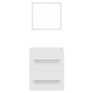 Lumarko Szafka łazienkowa z lustrem, biała, 41x38,5x48 cm - Szafki łazienkowe - miniaturka - grafika 6