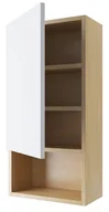 Szafki łazienkowe - EXCELLENT EXCELLENT MLEX.0105.400.BLWH Tuto Szafka Wisz Front 40x80 Biały/Dąb - miniaturka - grafika 1