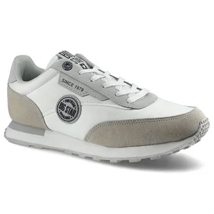 Białe Sneakersy Big Star Damskie Skórzane Półbuty - Sneakersy damskie - miniaturka - grafika 1