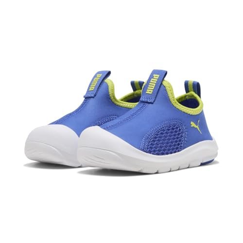PUMA Unisex Baby Fun Racer Water Sandal INF Slide, Royal Sapphire-Lime Smash, 9 UK Child, Royal Sapphire Lime Smash, 9 UK