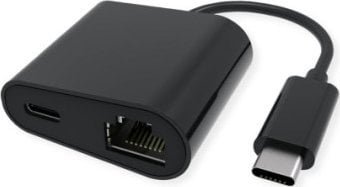 Adapter USB Triton VALUE Konwerter USB 3.2 Gen 2 typu C na Gigabit Ethernet + 1x port PD