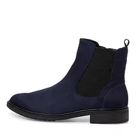 Kozaki damskie - Jana Damskie Softline 8-25369-41 wygodne buty wielozadaniowe klasyczne buty wsuwane buty na co dzień kozaki Chelsea, grantowy, 39 EU Weit - miniaturka - grafika 1