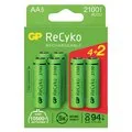 Ładowarki i akumulatory - 6 x akumulatorki AA / R6 GP ReCyko 2100 Series Ni-MH 2100mAh - miniaturka - grafika 1