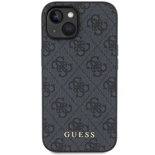 Oryginalne Etui GUESS Hardcase GUHCP15MG4GFGR do iPhone 15 PLUS (4G Metal Logo / szary) - Etui i futerały do telefonów - miniaturka - grafika 6