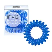 Ozdoby do włosów - Invisibobble Traceless Hair Ring 3 gumki do włosów Navy Blue 3 szt. - miniaturka - grafika 1