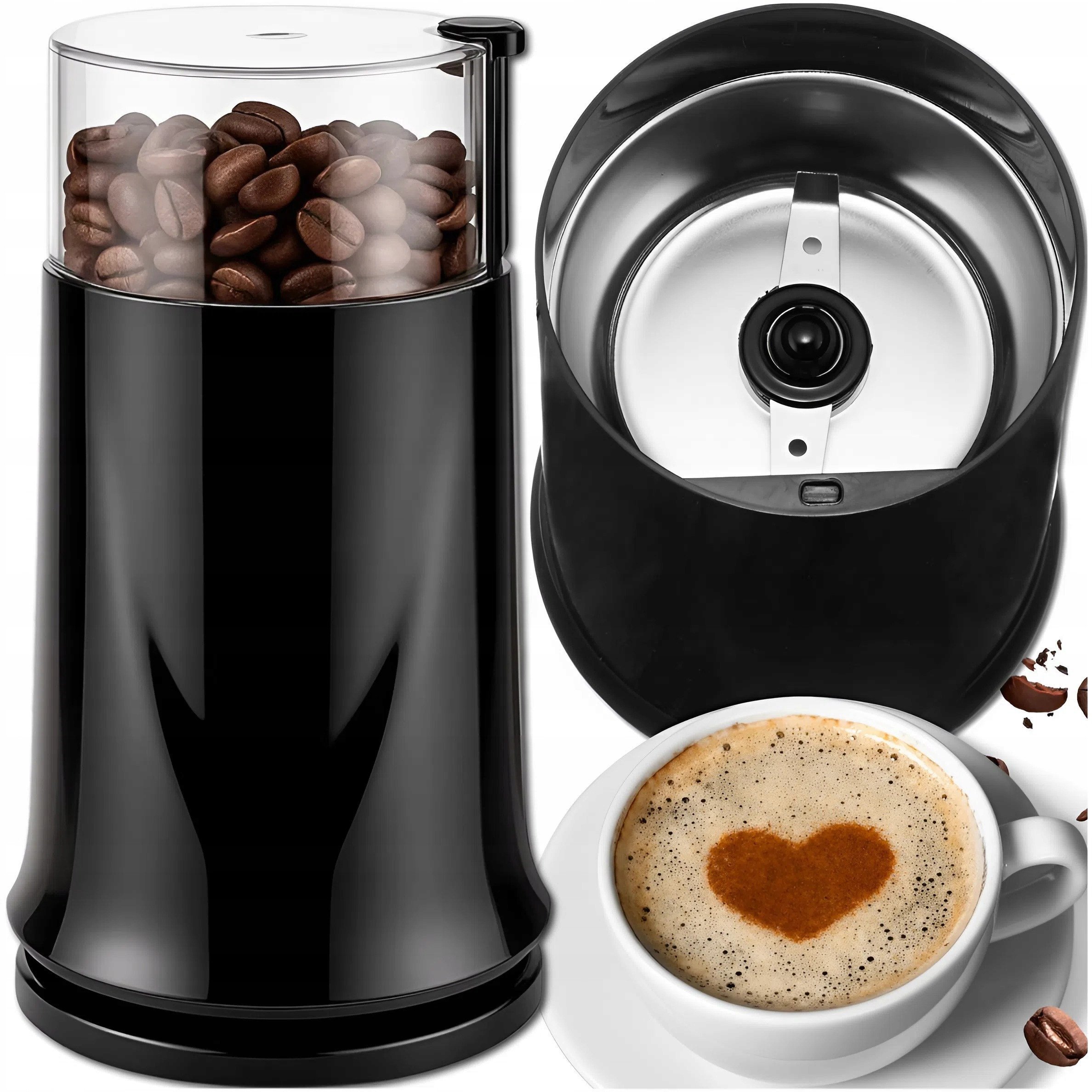 ELEKTRYCZNY MŁYNEK DO MIELENIA KAWY CUKRU ORZECHÓW PRZYPRAW GRINDER WYDAJNY