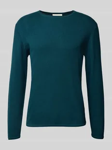 Sweter o kroju regular fit z czystej bawełny - Swetry męskie - miniaturka - grafika 1