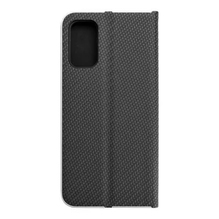 Forcell Kabura LUNA Book Carbon do XIAOMI Redmi NOTE 10 5G czarny - Etui i futerały do telefonów - miniaturka - grafika 1