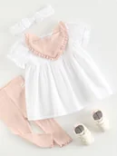 Komplety dla niemowląt - Reserved - Sukienka z opaską - biały - miniaturka - grafika 1