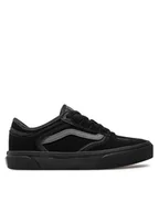 Buty dla dziewczynek - Vans Tenisówki Jn Rowley Classic VN000E52FOH1 Czarny - miniaturka - grafika 1