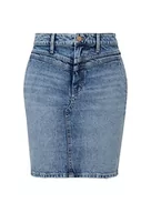 Spódnice - s.Oliver Damska spódnica jeansowa, Niebieski 56z4, 40 - miniaturka - grafika 1