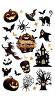 Zabawki kreatywne - Tatuaże zmywalne upiorna dynia - miniaturka - grafika 1