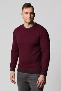 LEE BASIC CREW KNIT MĘSKI SWETER KLASYCZNY AUBERGINE L83IAEKA 112122368 - Lee - Swetry męskie - miniaturka - grafika 1