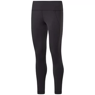 Spodnie damskie - Reebok Damskie spodnie Ts Lux Tight, czarny, XS - grafika 1