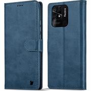 Etui i futerały do telefonów - Bizon Etui Case Wallet Xiaomi Redmi 10C granatowe - miniaturka - grafika 1