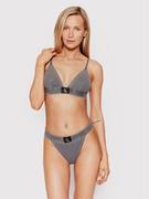 Stroje kąpielowe - Calvin Klein Swimwear Dół od bikini Cheeky KW0KW01718 Szary - miniaturka - grafika 1