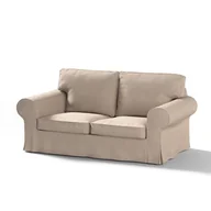Meble modułowe i akcesoria - Dekoria Pokrowiec na sofę Ektorp 2-osobową rozkładaną model po 2012 beżowo-szary 200 x 90 x 73 cm Etna 1016-705-09 - miniaturka - grafika 1