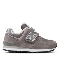 Buty dla chłopców - Sneakersy New Balance PV574EVG Szary - miniaturka - grafika 1