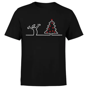KOSZULKA MĘSKA LA LINEA BALUM BOŻE NARODZENIE CHOINKA PREZENT NA ŚWIĘTA M - Koszulki męskie - miniaturka - grafika 1