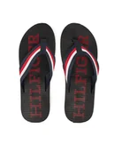 Klapki i japonki męskie - Tommy Hilfiger Japonki Massage Beach Sandal FM0FM05443 Granatowy - miniaturka - grafika 1
