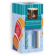 Yerba Mate - HERBACIANY PRZYTULAS zestaw herbat z akcesoriami - prezent z rozgrzewającą herbatą, zimowym kubkiem i ciepłymi skarpetkami w jodełkę - miniaturka - grafika 1