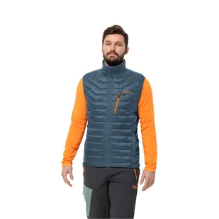 Męska kamizelka Jack Wolfskin ROUTEBURN PRO INS VEST M midnight sky - M - Kamizelki męskie - miniaturka - grafika 1