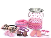 Ozdoby do włosów - Zestaw Ozdoby Do Włosów Gumki Spinki - miniaturka - grafika 1